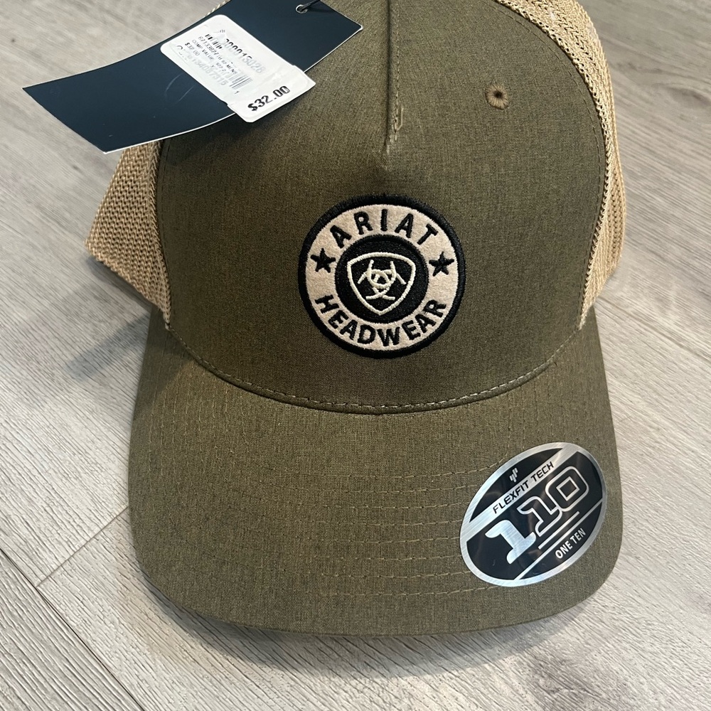 Ariat Green and Beige Hat - Picture 5 of 5